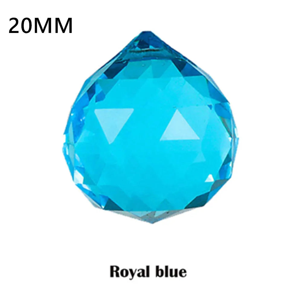 20/30/40/50MM Clear Crystal Feng Shui Lamp Ball Prism Rainbow Sun Catcher Wedding Decor Home Wedding Party Decoration Ornament