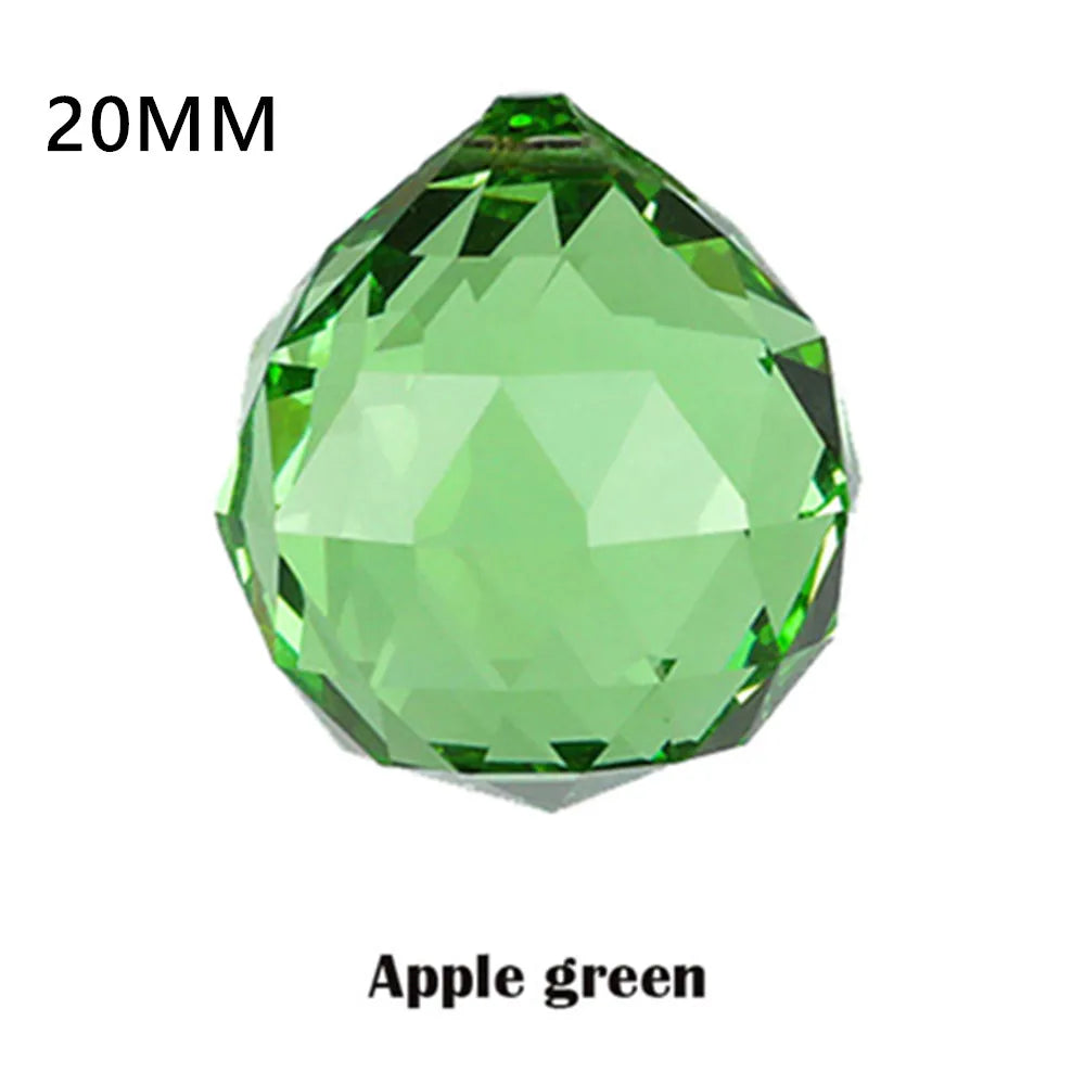 20/30/40/50MM Clear Crystal Feng Shui Lamp Ball Prism Rainbow Sun Catcher Wedding Decor Home Wedding Party Decoration Ornament