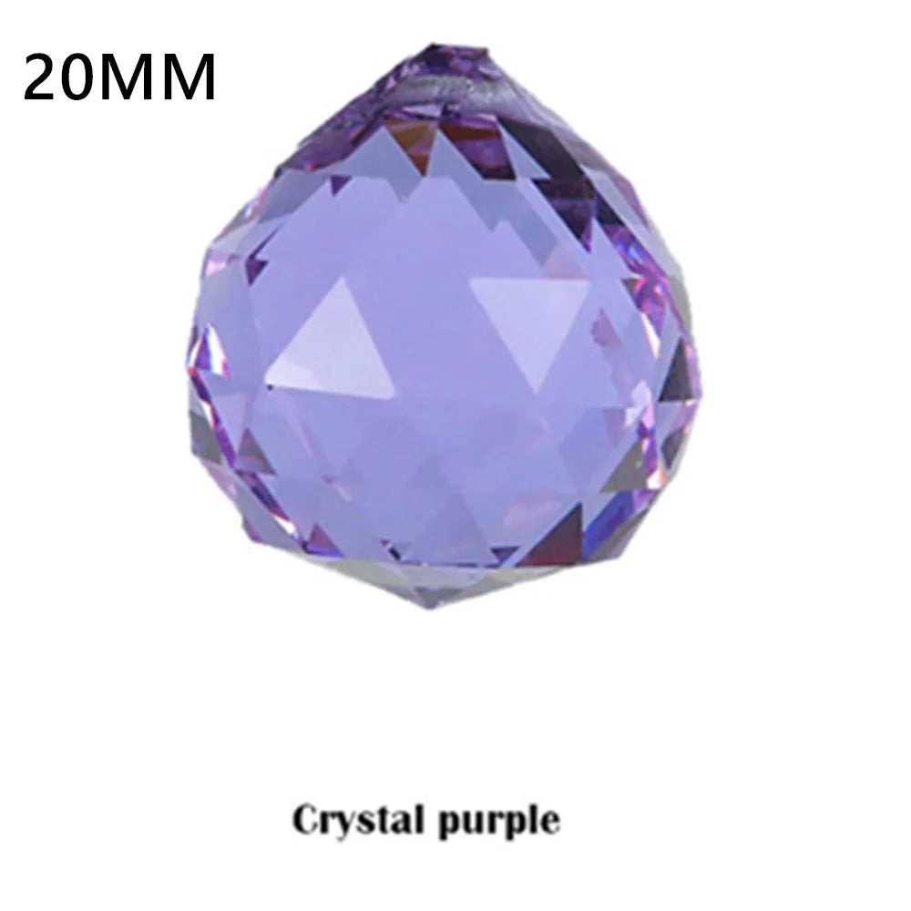 20/30/40/50MM Clear Crystal Feng Shui Lamp Ball Prism Rainbow Sun Catcher Wedding Decor Home Wedding Party Decoration Ornament